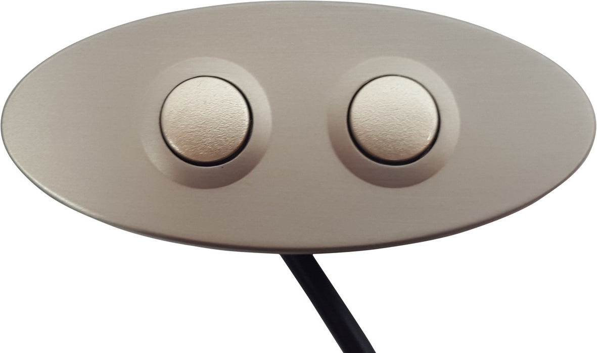 Ashley Furniture - Power Recline Replacement Button Control Brushed Aluminum - 53996