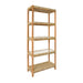 Worlds Away - Rattan Etagere With Seagrass Wrapped And Clear Glass Shelves - HAWTHORN - GreatFurnitureDeal