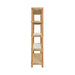 Worlds Away - Rattan Etagere With Seagrass Wrapped And Clear Glass Shelves - HAWTHORN - GreatFurnitureDeal