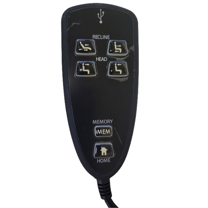 Lane Furniture - Lift Chair Replacement Remote - 5 Pin Male / 2 Pin Female Buxton Chair Model 40029 w/ usb port - GreatFurnitureDeal