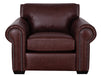 Mariano Italian Leather Furniture - Henry 4 Piece Living Room Set in Merlot - Henry-SLCO-3526 Merlot - GreatFurnitureDeal