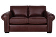 Mariano Italian Leather Furniture - Henry 4 Piece Living Room Set in Merlot - Henry-SLCO-3526 Merlot - GreatFurnitureDeal