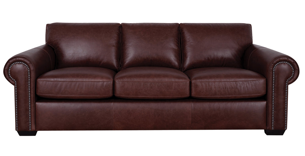 Mariano Italian Leather Furniture - Henry 4 Piece Living Room Set in Merlot - Henry-SLCO-3526 Merlot - GreatFurnitureDeal