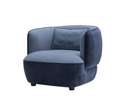 J&M Furniture - HF5553 Chair in Dark Blue - 16668-C - GreatFurnitureDeal