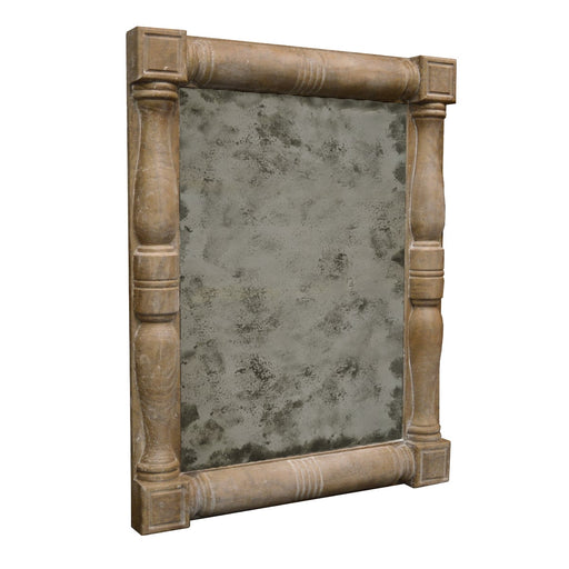GJ Styles - Column Wood Mirror with Heavy Distressing - HG32 - GreatFurnitureDeal