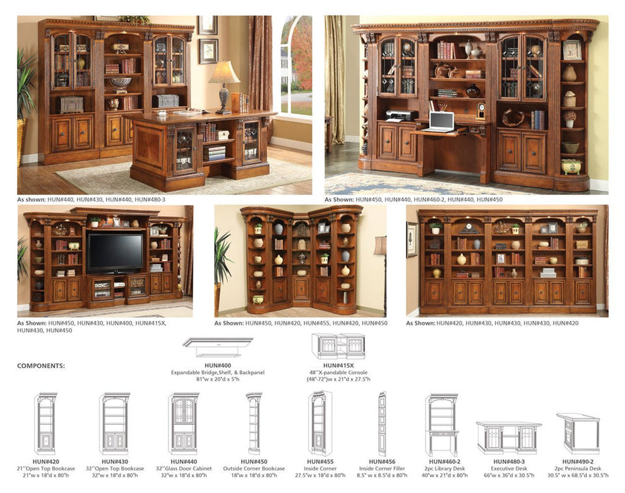 Parker House - Premier Alpine Wall Desk - HUN#461D - GreatFurnitureDeal