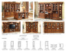Parker House - Premier Alpine Wall Desk - HUN#461D - GreatFurnitureDeal