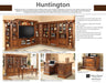 Parker House - Premier Alpine Wall Desk - HUN#461D - GreatFurnitureDeal