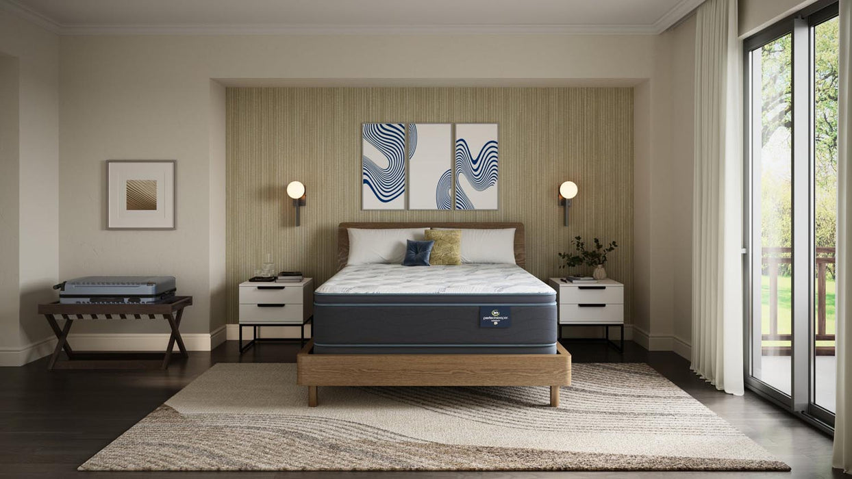 Serta Mattress - Presidential Suite Hotel Double Sided Eurotop Full Size Mattress - GreatFurnitureDeal
