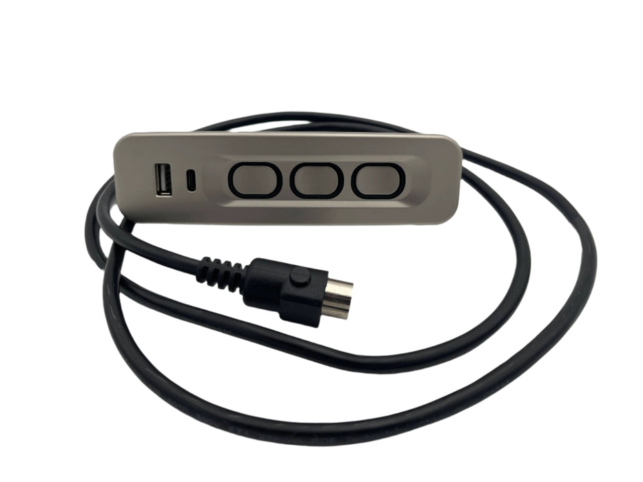 Ashley Furniture & Others - Power Recline, Power Lumbar & Power Headrest Replacement Button Control with USB A & C - DL-SK-183-06 - GreatFurnitureDeal