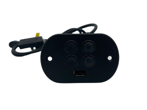 Ashley Furniture/Flexsteel - 4 Button - Replacement Button Control with USB - 2x 5 Pin - CTR UR2 18 BP - GreatFurnitureDeal