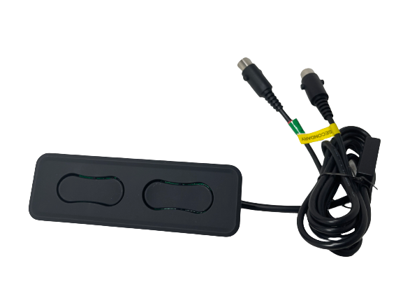 Flexsteel - Power Recliner & Power Headrest Replacement Button Control with USB - Black - GreatFurnitureDeal