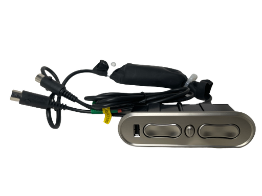 Flexsteel - Power Recliner & Power Headrest Replacement Button Control with USB & Home Button - CTR UR2 49 BA VER A / CTR UR2 49 BA VER B - GreatFurnitureDeal