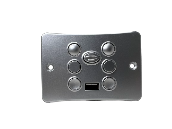 Lane Furniture - Parker Living - Flexsteel - Power Headrest, Power Recline, Power Lumbar Replacement Button Control with USB - CTR UR3 02