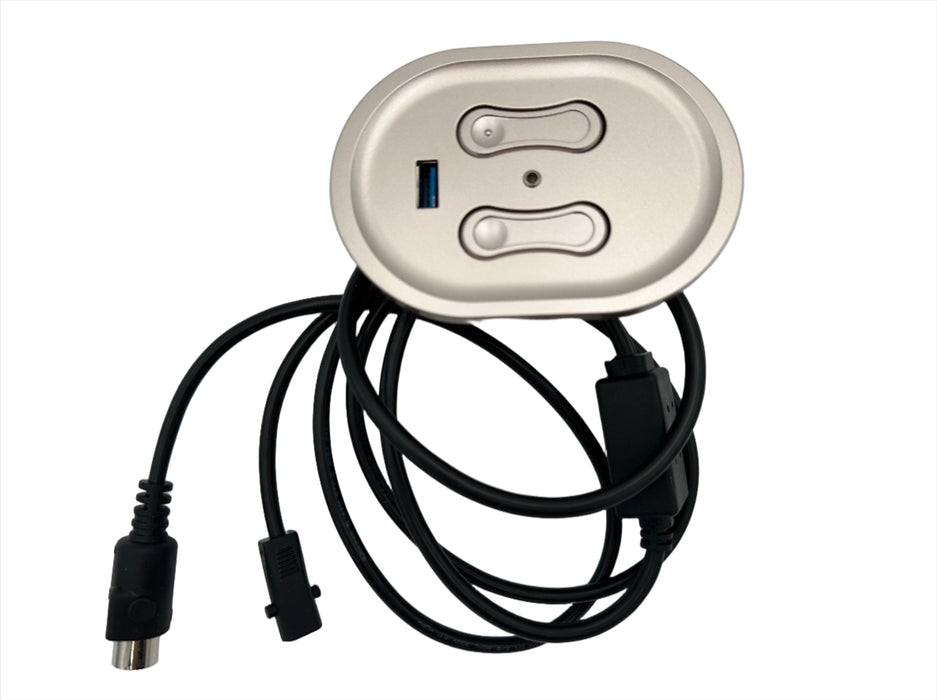 Ashley Furniture - Flexsteel - Standard 5 Button - Power Headrest & Power Recline Replacement Button Control with USB - 5 pin / 2 pin