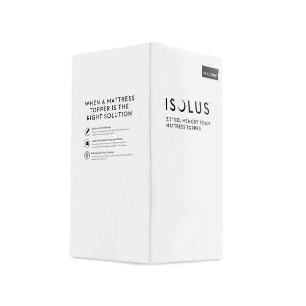 Malouf - 2.5" Gel Memory Foam Mattress Topper - GreatFurnitureDeal