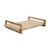 Worlds Away - Travertine Marble Tray With Brass Handles - JARVIS TR - GreatFurnitureDeal