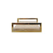 Worlds Away - Travertine Marble Tray With Brass Handles - JARVIS TR - GreatFurnitureDeal