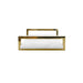 Worlds Away - White Quartz Tray With Brass Handles - JARVIS WHQ - GreatFurnitureDeal