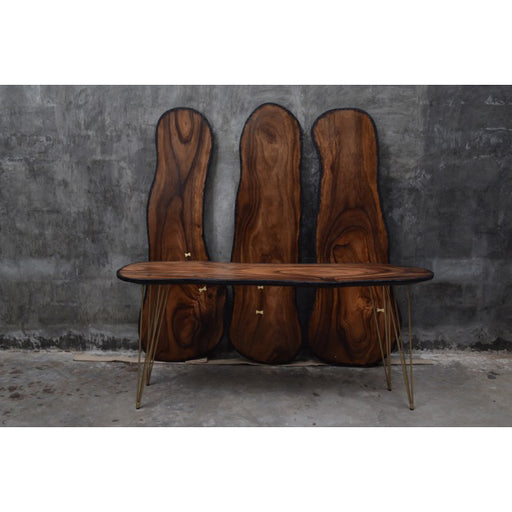 GJ Styles - Tuscany Console Table W/ Brass Inlay-D - JD15 - GreatFurnitureDeal