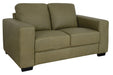 Mariano Italian Leather Furniture - Jett 2 Piece Sofa Set in Olive - Jett-SL-4009 - GreatFurnitureDeal