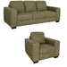 Mariano Italian Leather Furniture - Jett 2 Piece Sofa Set in Olive - Jett-SC-4009 - GreatFurnitureDeal