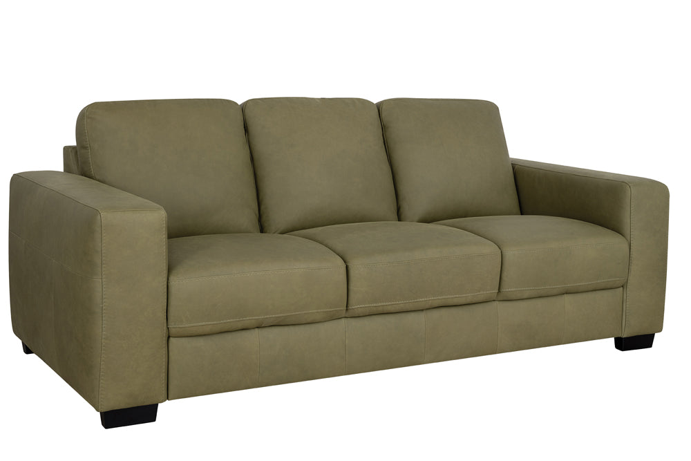 Mariano Italian Leather Furniture - Jett 2 Piece Sofa Set in Olive - Jett-SL-4009 - GreatFurnitureDeal