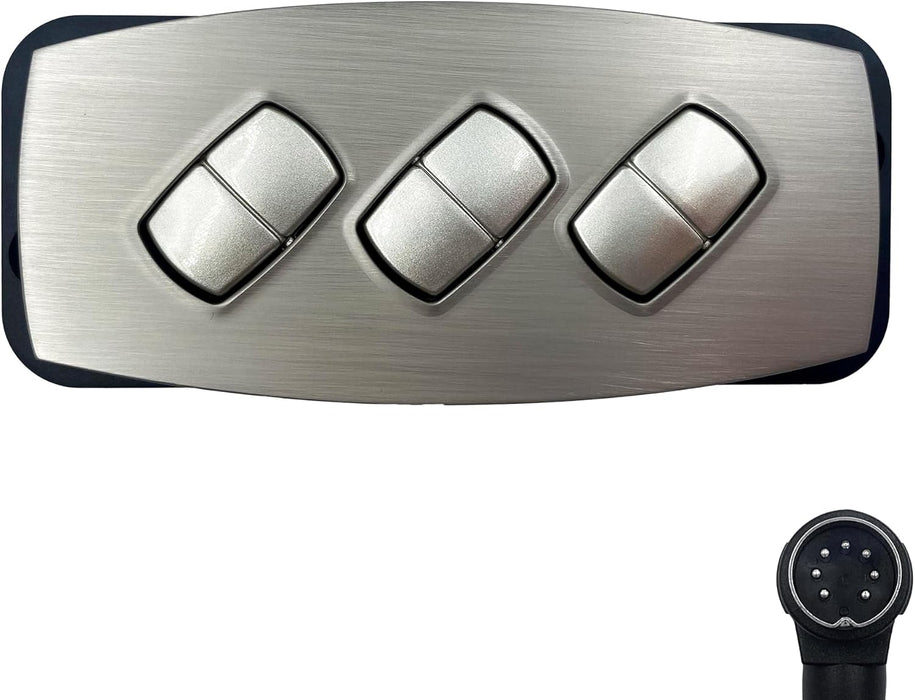 Okin 6 button recliner Replacement Button Control with 7 pins - JLDK.17.02.07 - GreatFurnitureDeal