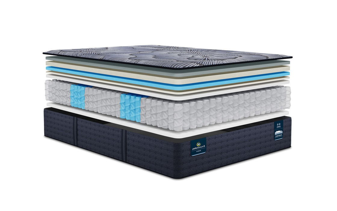 Serta Mattress - Perfect Sleeper X Hybrid Kendall Plush California King Mattress - KENDALL-CAL KING - GreatFurnitureDeal