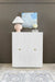 Worlds Away - Justine Glossy White Lacquer Storage Cabinet - JUSTINE WH - GreatFurnitureDeal