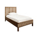 Worlds Away - Seagrass Wrapped Headboard And Footboard With Wood Side Rails And Legs, Twin Size - KARINA TWIN - GreatFurnitureDeal