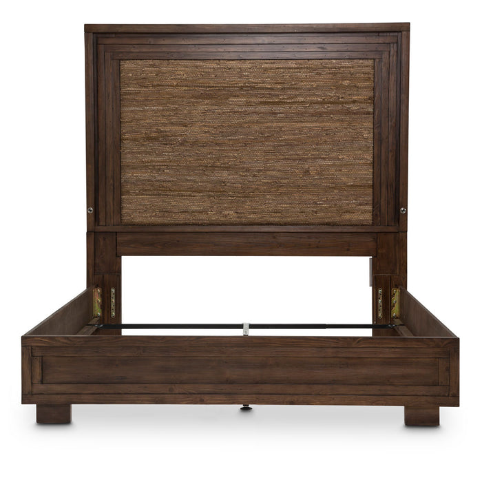 AICO Furniture - Carrollton Queen Panel Bed W/Fabric Insert - KI-CRLN000QN-407N - GreatFurnitureDeal