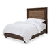 AICO Furniture - Carrollton Eastern King Panel Bed With Fabric Insert - KI-CRLN000EK-407N - GreatFurnitureDeal