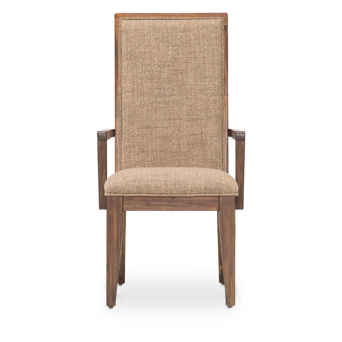 AICO Furniture - Carrollton"Arm Chair"Rustic Rustic Ranch (Set of 2) - KI-CRLN004-407