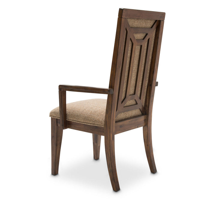 AICO Furniture - Carrollton"Arm Chair"Rustic Rustic Ranch (Set of 2) - KI-CRLN004-407