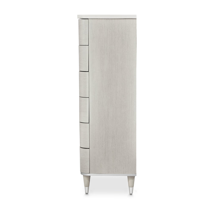 AICO Furniture - Eclipse 6-Drawer Chest in Moonlight - KI-ECLP070SA-135 - GreatFurnitureDeal
