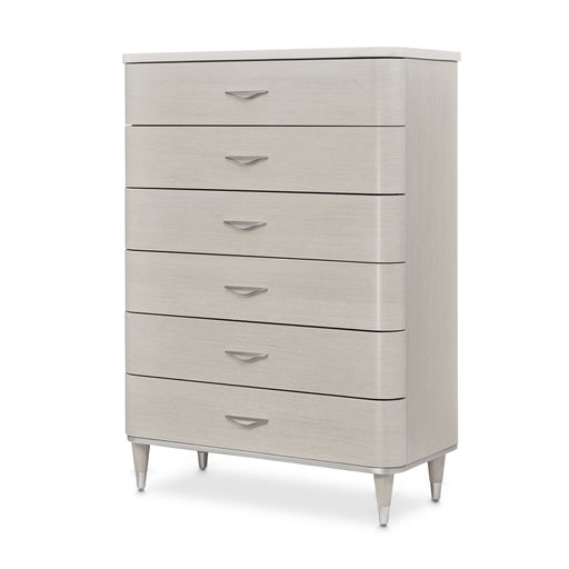 AICO Furniture - Eclipse 6-Drawer Chest in Moonlight - KI-ECLP070SA-135 - GreatFurnitureDeal