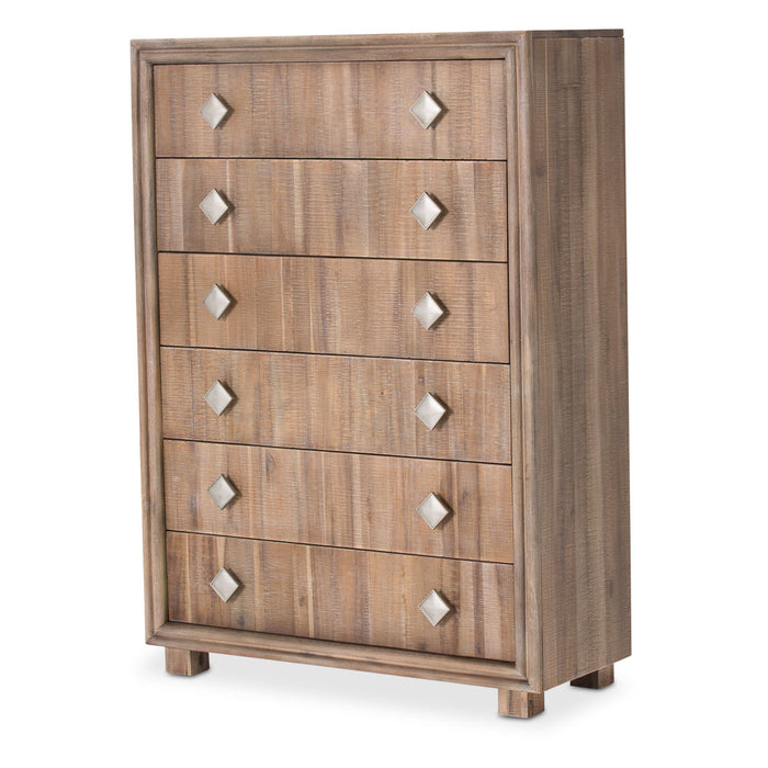 AICO Furniture - Hudson Ferry 6 Drawer Vertical Storage Cabinets-Chest - KI-HUDF070-216 - GreatFurnitureDeal