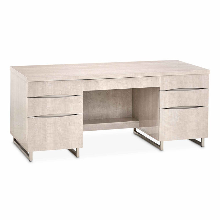AICO Furniture - Marin Desk in Greige - KI-MRIN207-139 - GreatFurnitureDeal