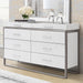AICO Furniture - Marquee"Dresser in Cloud White - KI-MRQE050-108 - GreatFurnitureDeal