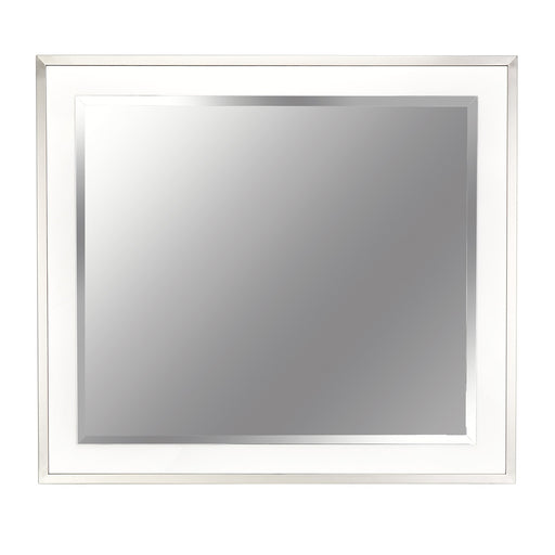 AICO Furniture - Marquee"Wall Mirror in Cloud White - KI-MRQE260-108 - GreatFurnitureDeal