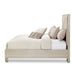 AICO Furniture - Marin California King Panel Bed in Greige - KI-MRCK-139 - GreatFurnitureDeal
