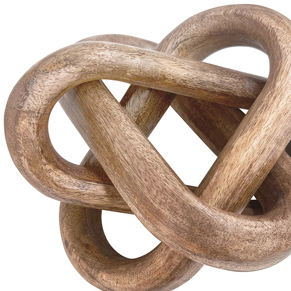 Worlds Away - Knot Decorative Object In Mango Wood - KNOT - GreatFurnitureDeal