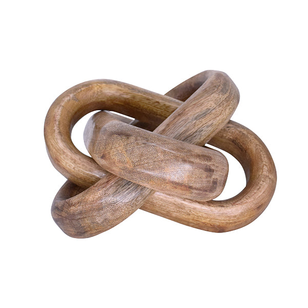 Worlds Away - Knot Decorative Object In Mango Wood - KNOT - GreatFurnitureDeal