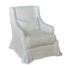 GJ Styles - Camila Armchair Belgium Wrinkle White - KS338 - GreatFurnitureDeal