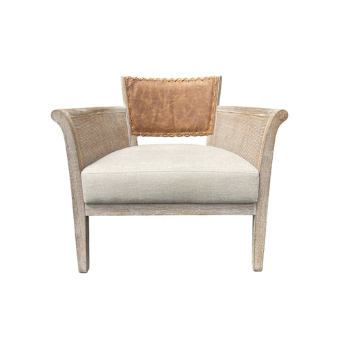 GJ Styles - Brown Leather Back Side Chair - KS387 - GreatFurnitureDeal