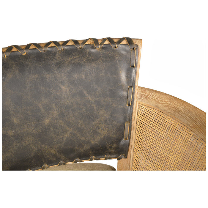 GJ Styles - Garcia Counter Chair Arms Black Leather - KS391 - GreatFurnitureDeal