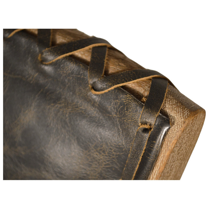 GJ Styles - Garcia Counter Chair Black Leather - KS393 - GreatFurnitureDeal