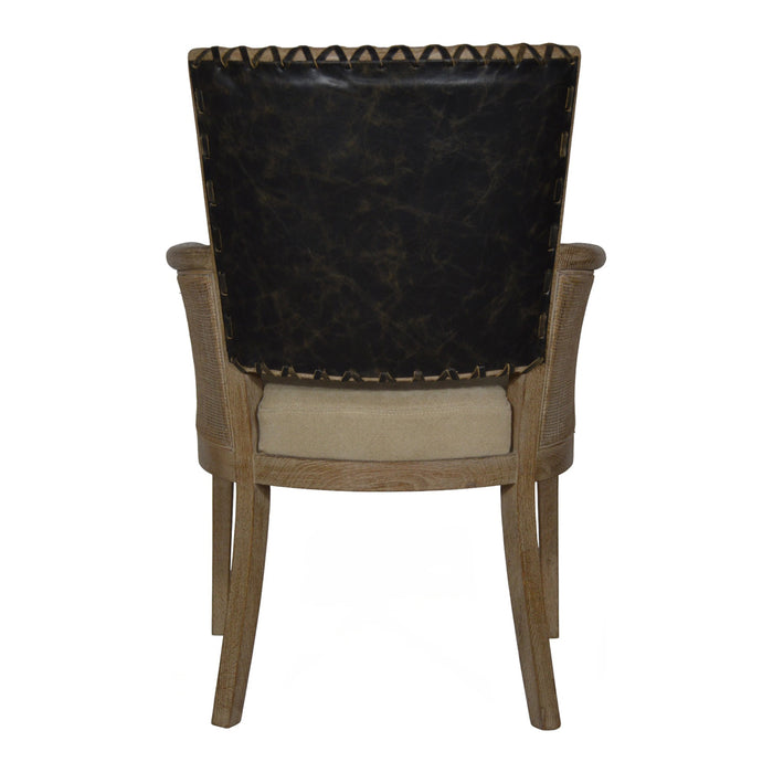 GJ Styles - Garcia Chair Black Leather - KS394 - GreatFurnitureDeal