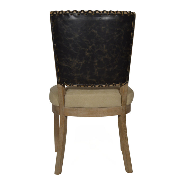 GJ Styles - Garcia Side Chair Black Leather - KS395 - GreatFurnitureDeal